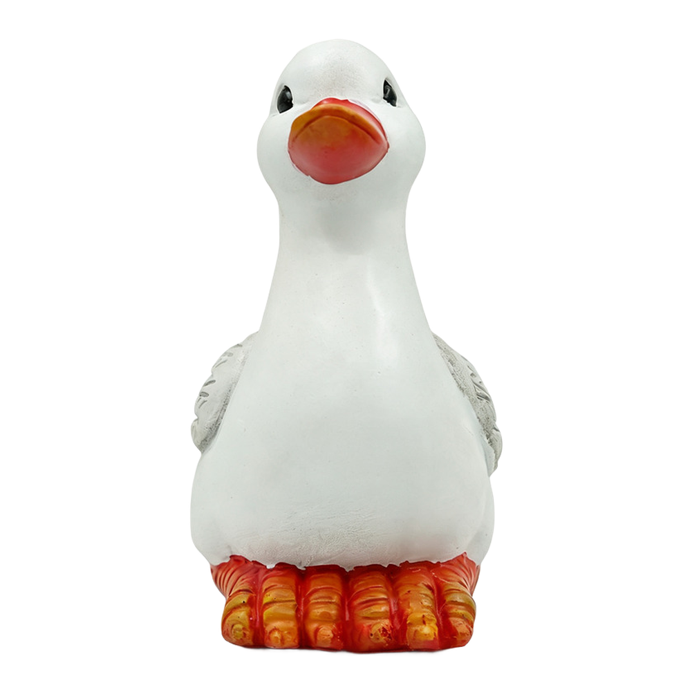 Home Decor Duck - تمثال بطة للحديقة من الراتنج، زينة