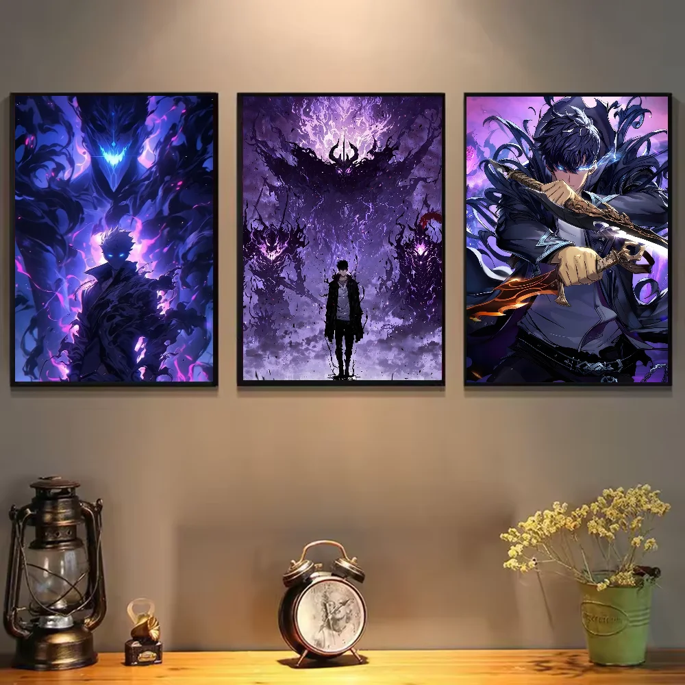 Home Decor Solo - سولو التسوية أنيمي المشارك الفن جدار