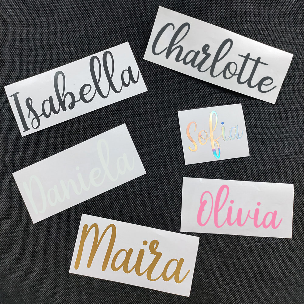 Home Decor Sticker - 1 قطعة اسم قابل للتخصيص ملصق