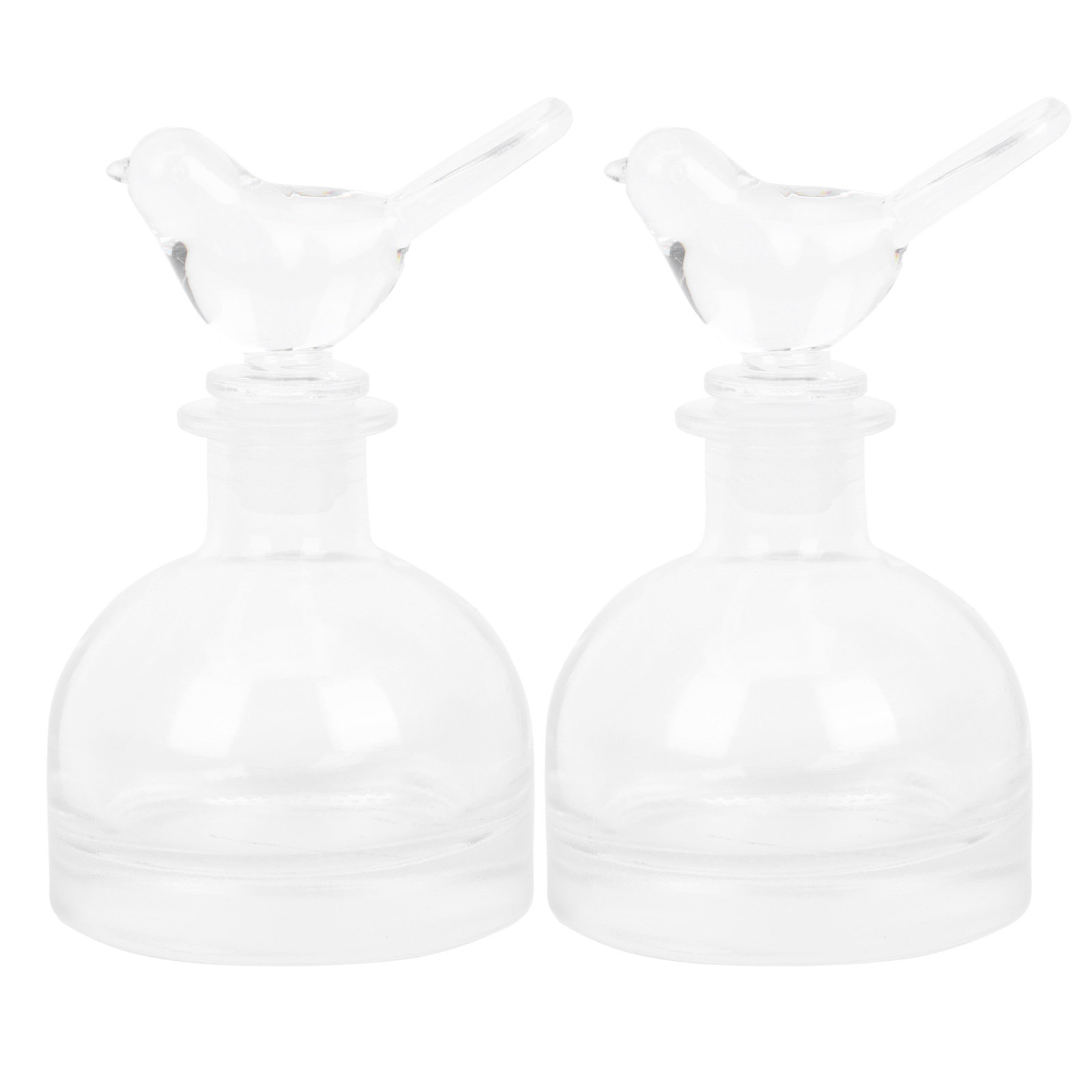 قطعتان من زجاجات العطور الزجاج - مراجعة Home Decor Glass وسعره