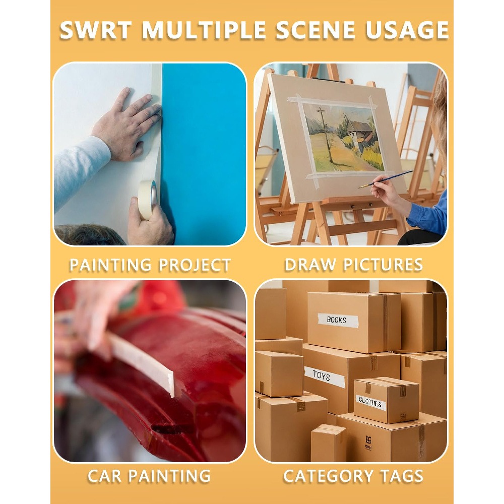 شريط لاصق للرسامين، عبوة من قط - مراجعة X Home Decor وسعره