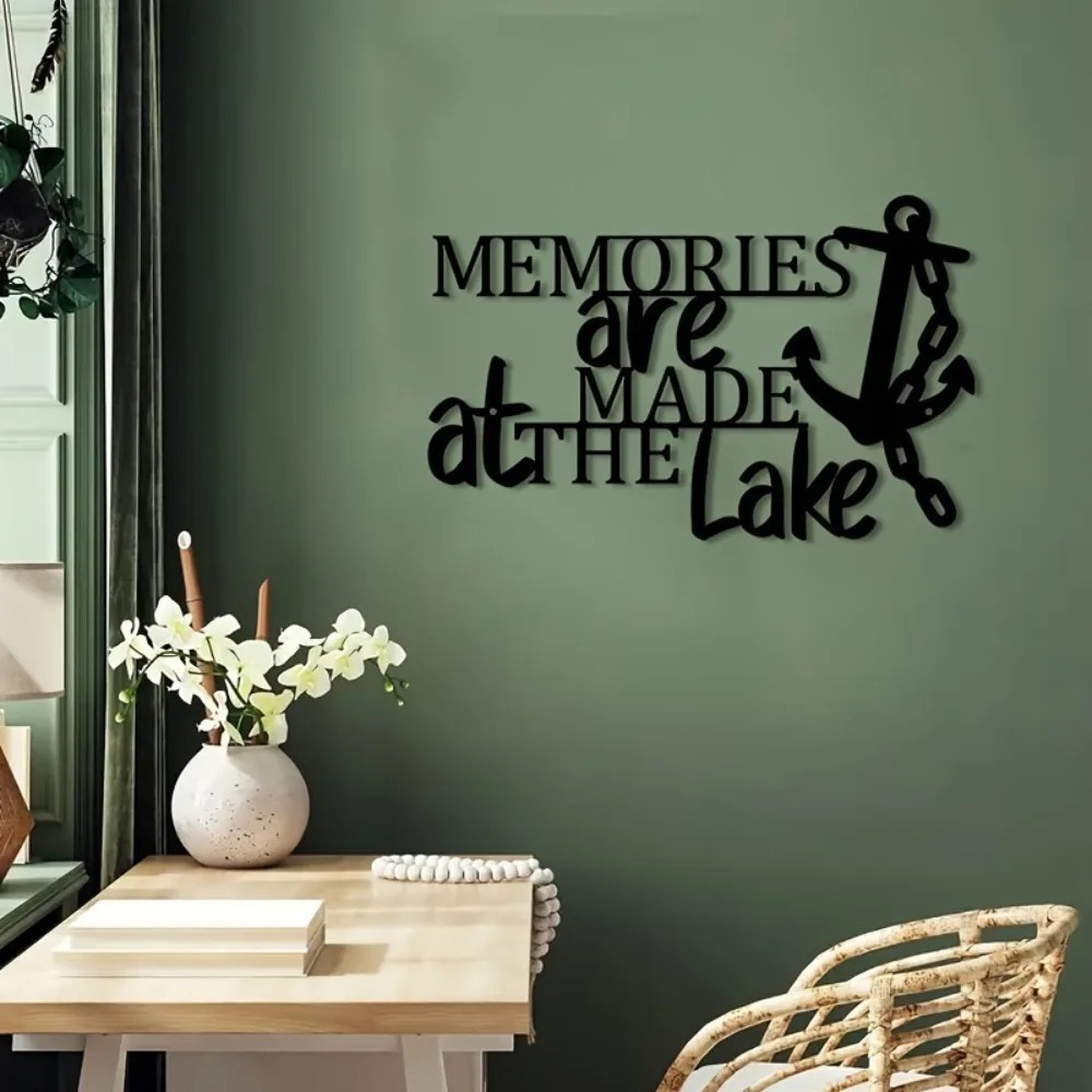 لوحة جدارية معدنية بتصميم مرسا - مراجعة Home Decor Duck وسعره