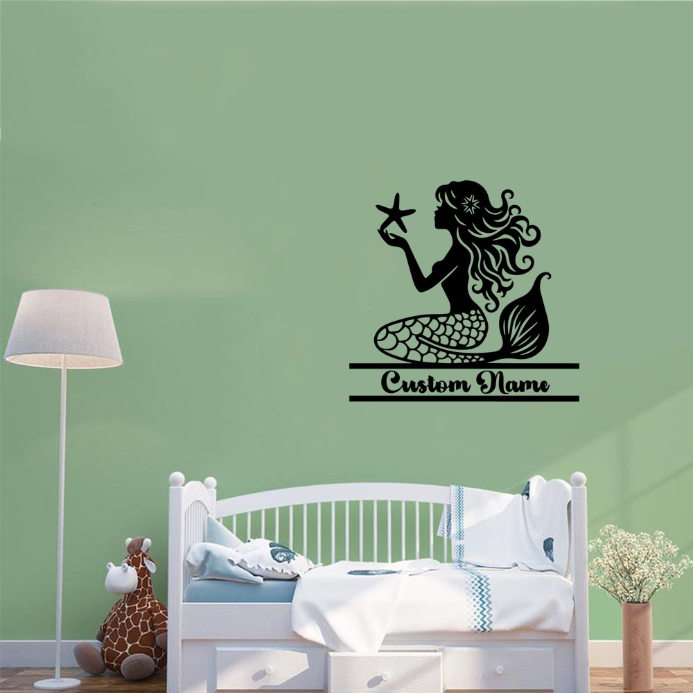 ملصق جداري جديد بتصميم حورية ا - مراجعة Home Decor Sticker وسعره