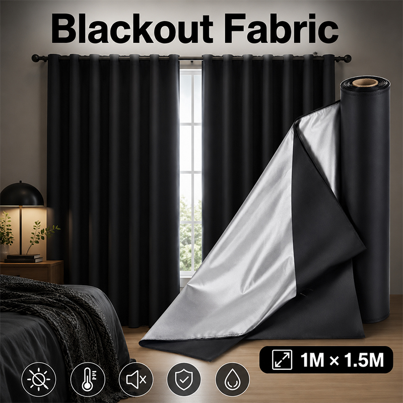 قماش عازل للضوء باللون الأسود  - مراجعة Blackout Curtains وسعره