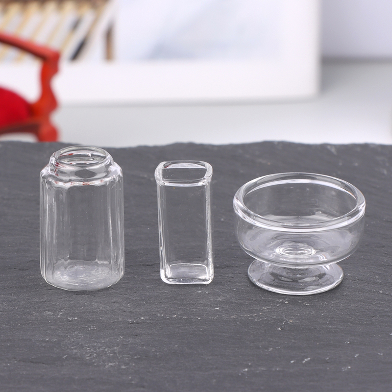 1:12 دمية مصغرة الزجاج زهرية ك - مراجعة Home Decor Glass وسعره