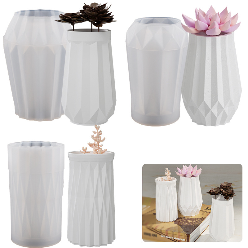 زهرية مستديرة من الماس قالب من - مراجعة Home Decor Store وسعره