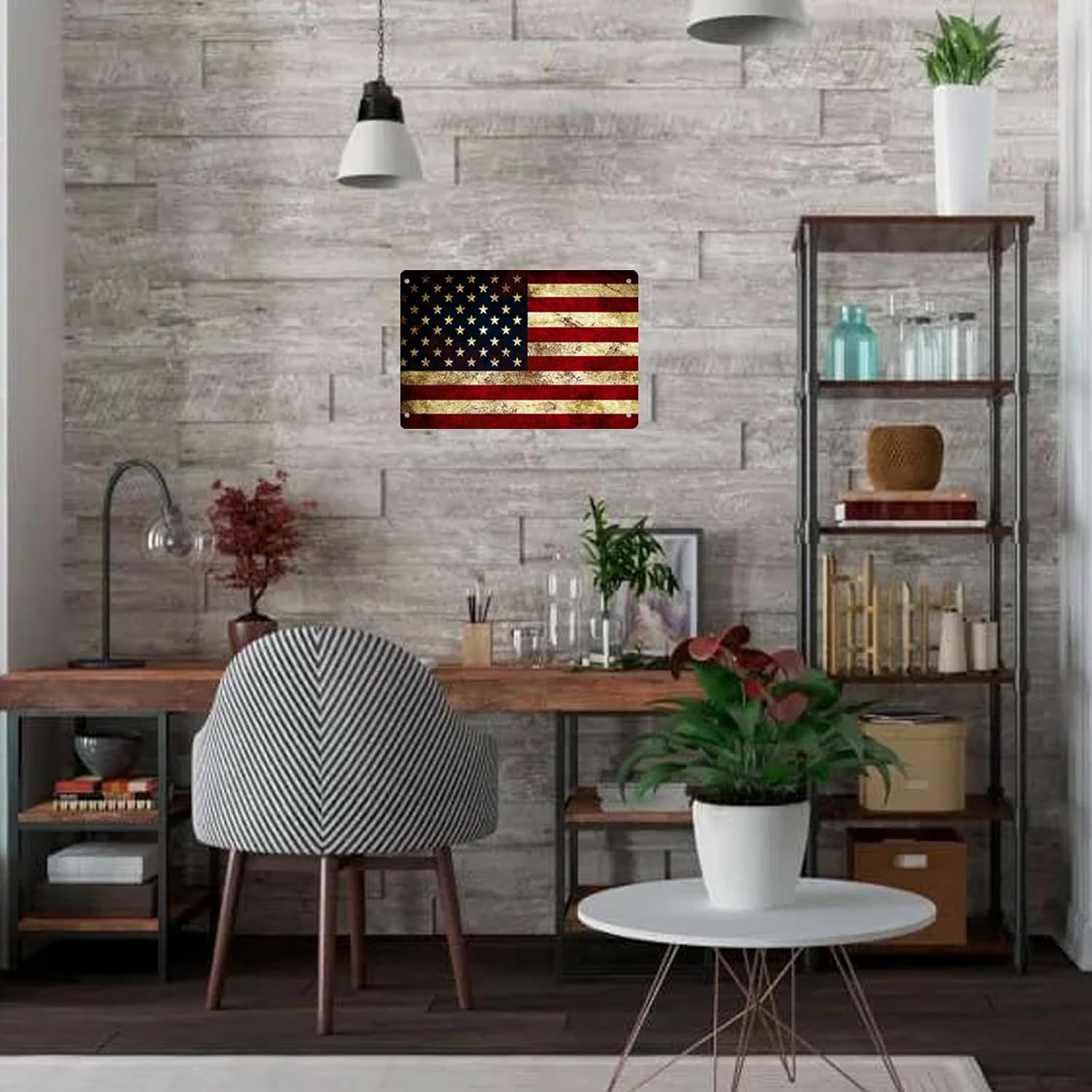 لوحة جدارية معدنية عتيقة بتصمي - مراجعة X Home Decor وسعره