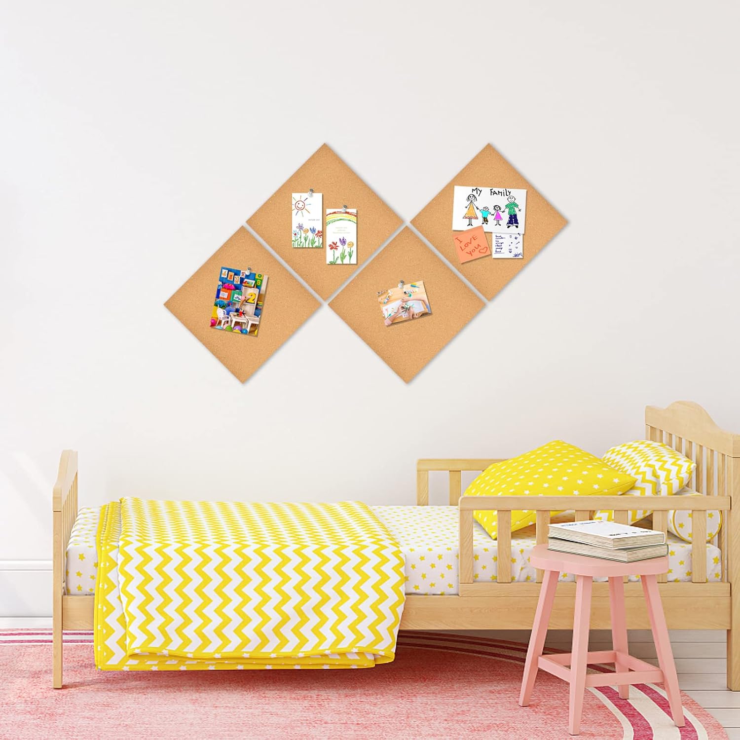 2/4/6 قطع من ألواح الفلين المر - مراجعة X Home Decor وسعره