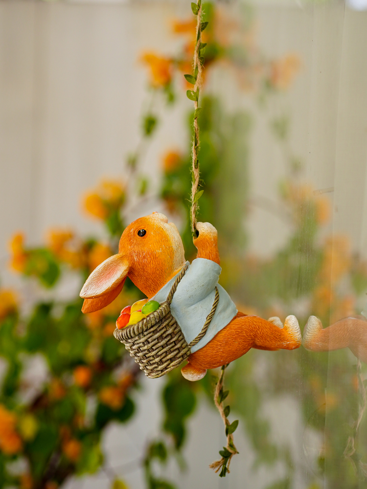 جديد لطيف الراتنج أرنب تمثال ت - مراجعة Home Decor Duck وسعره