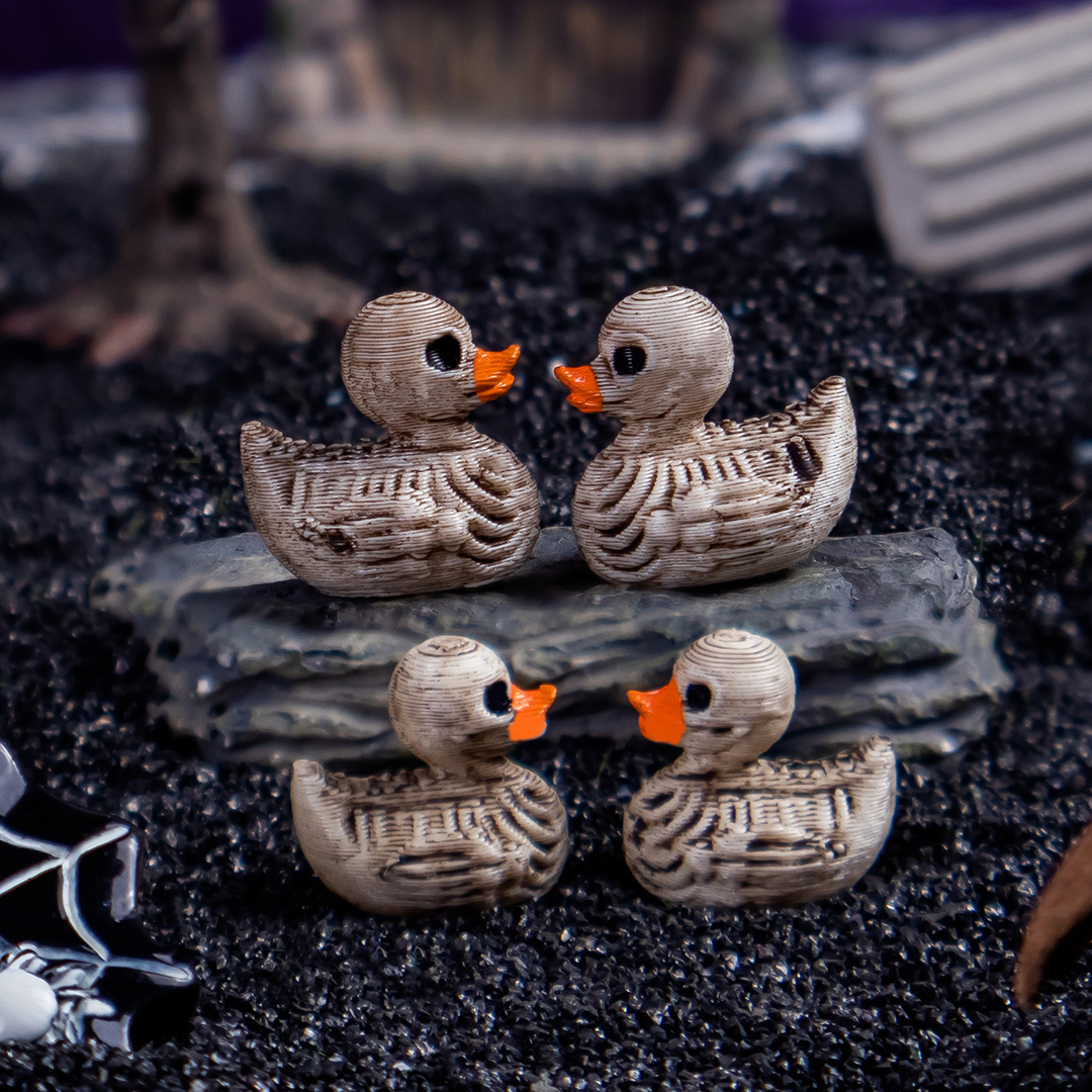 تماثيل بط من الراتنج على شكل ج - مراجعة Home Decor Duck وسعره
