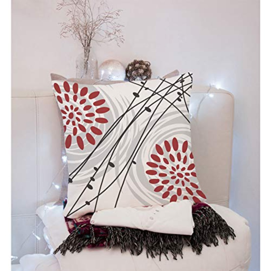 أغطية وسائد زخرفية بتصميم زهور - مراجعة X Home Decor وسعره