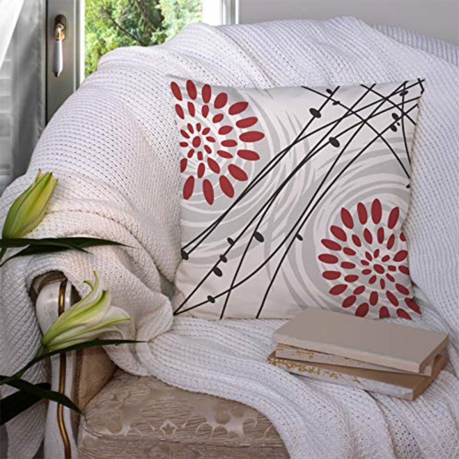 أغطية وسائد زخرفية بتصميم زهور - مراجعة X Home Decor وسعره