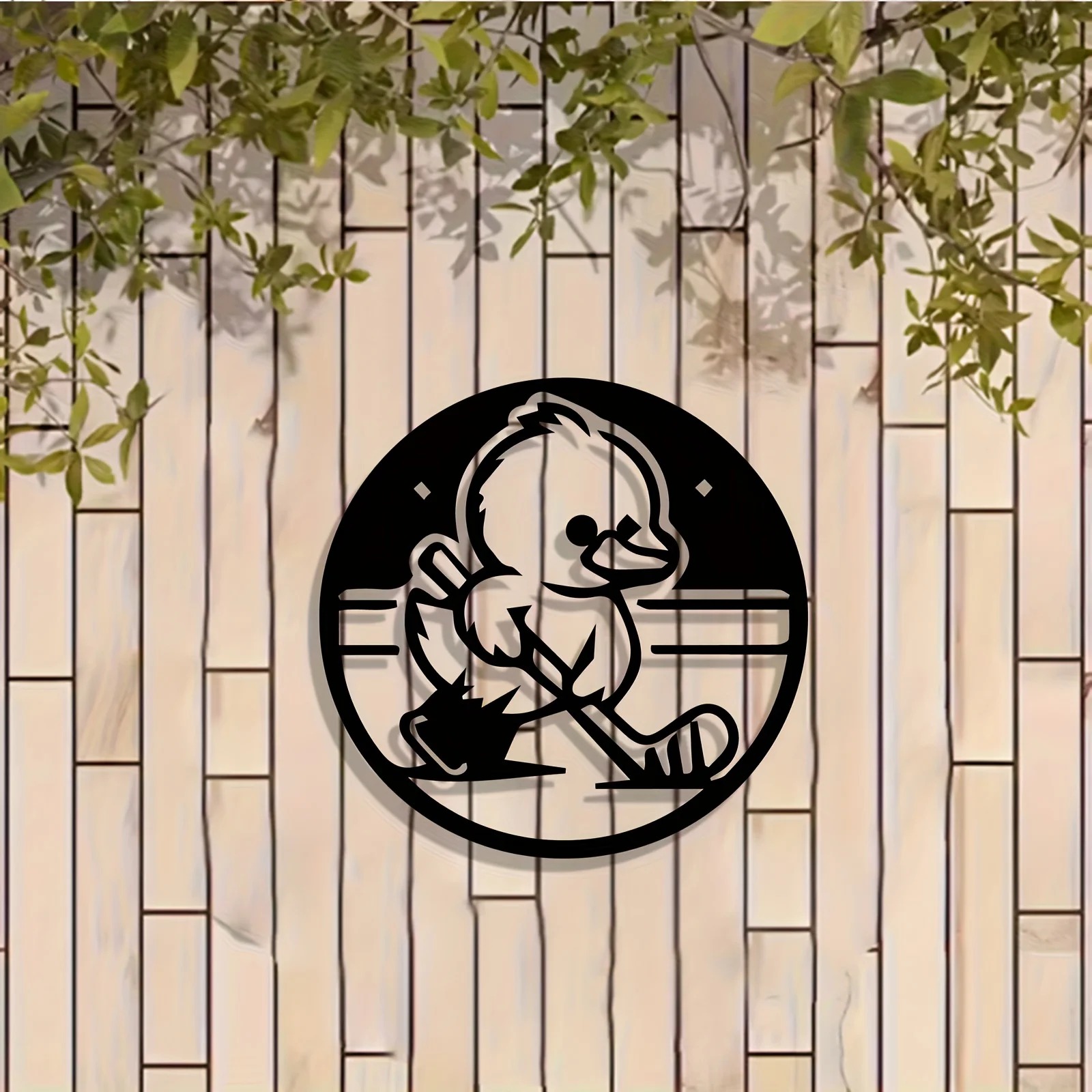 لافتة معدنية على شكل بطة هوكي  - مراجعة Home Decor Duck وسعره
